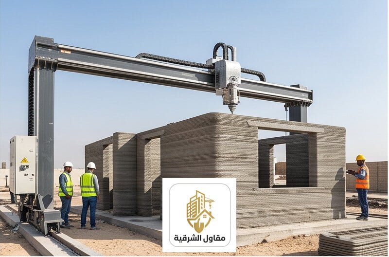 الطباعة ثلاثية الأبعاد في البناء 2026 - تقنيات بناء حديثة من مقاول الشرقية