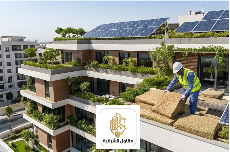 مواد البناء المستدامة والخرسانة الخضراء في 2026 - بناء صديق للبيئة - مقاول الشرقية